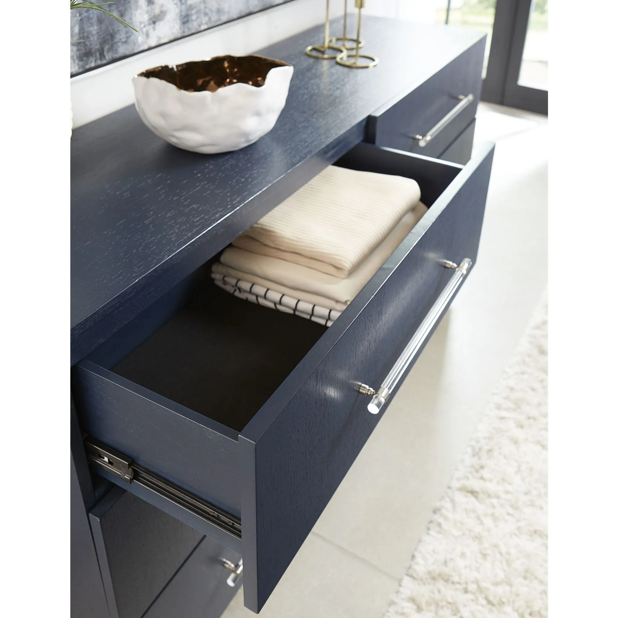 Argento Dresser and Mirror
