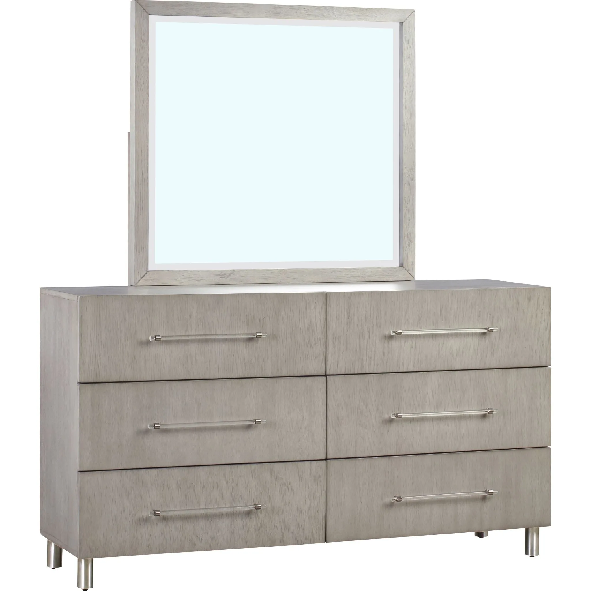 Argento Dresser and Mirror
