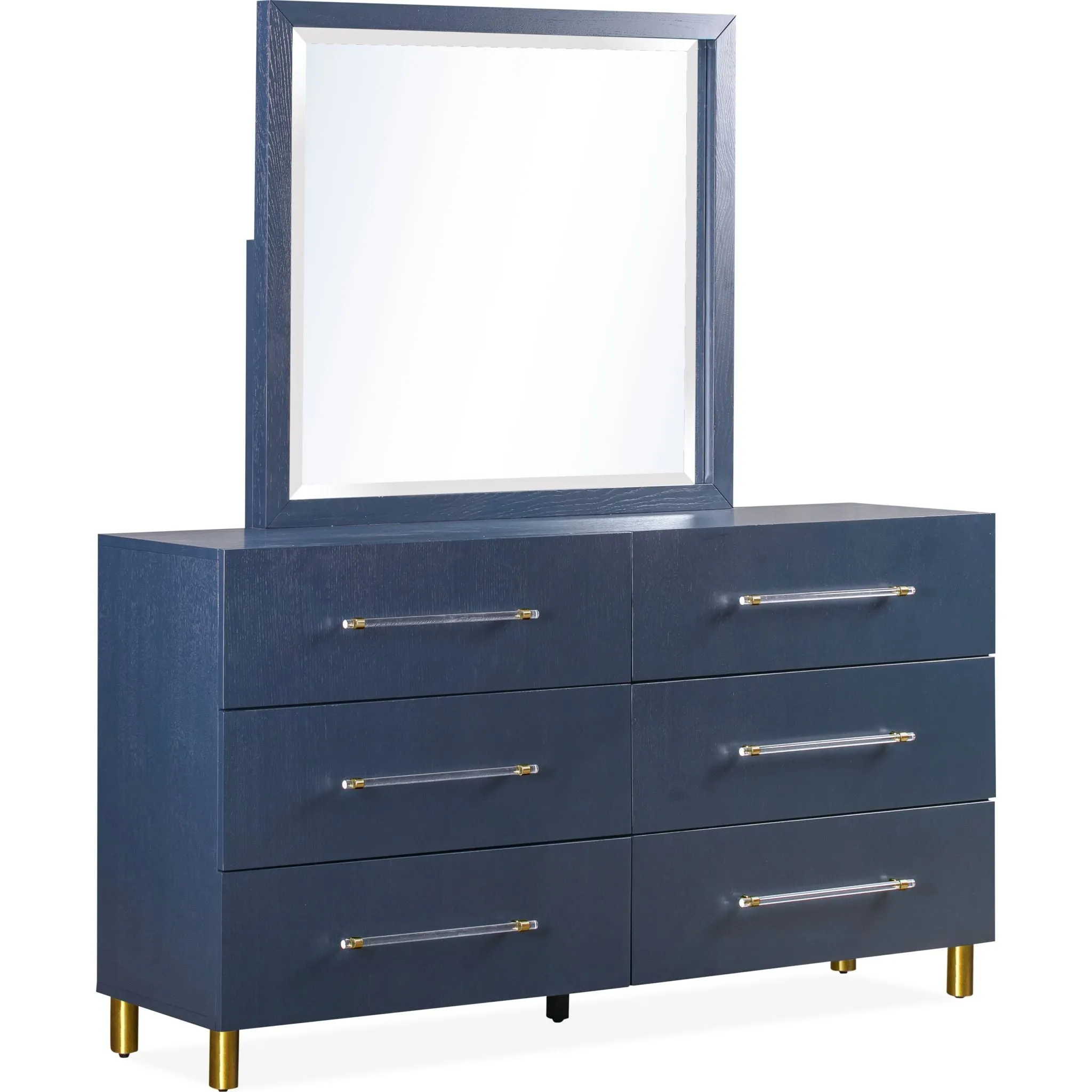 Argento Dresser and Mirror