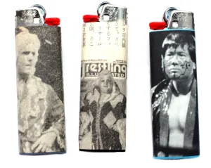 ASSORTED WRESTLING LIGHTERS