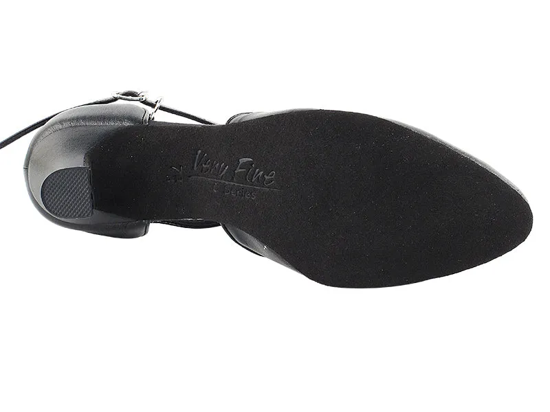 C Series Closed Toe Black Leather Smooth/Standard Dance Shoe