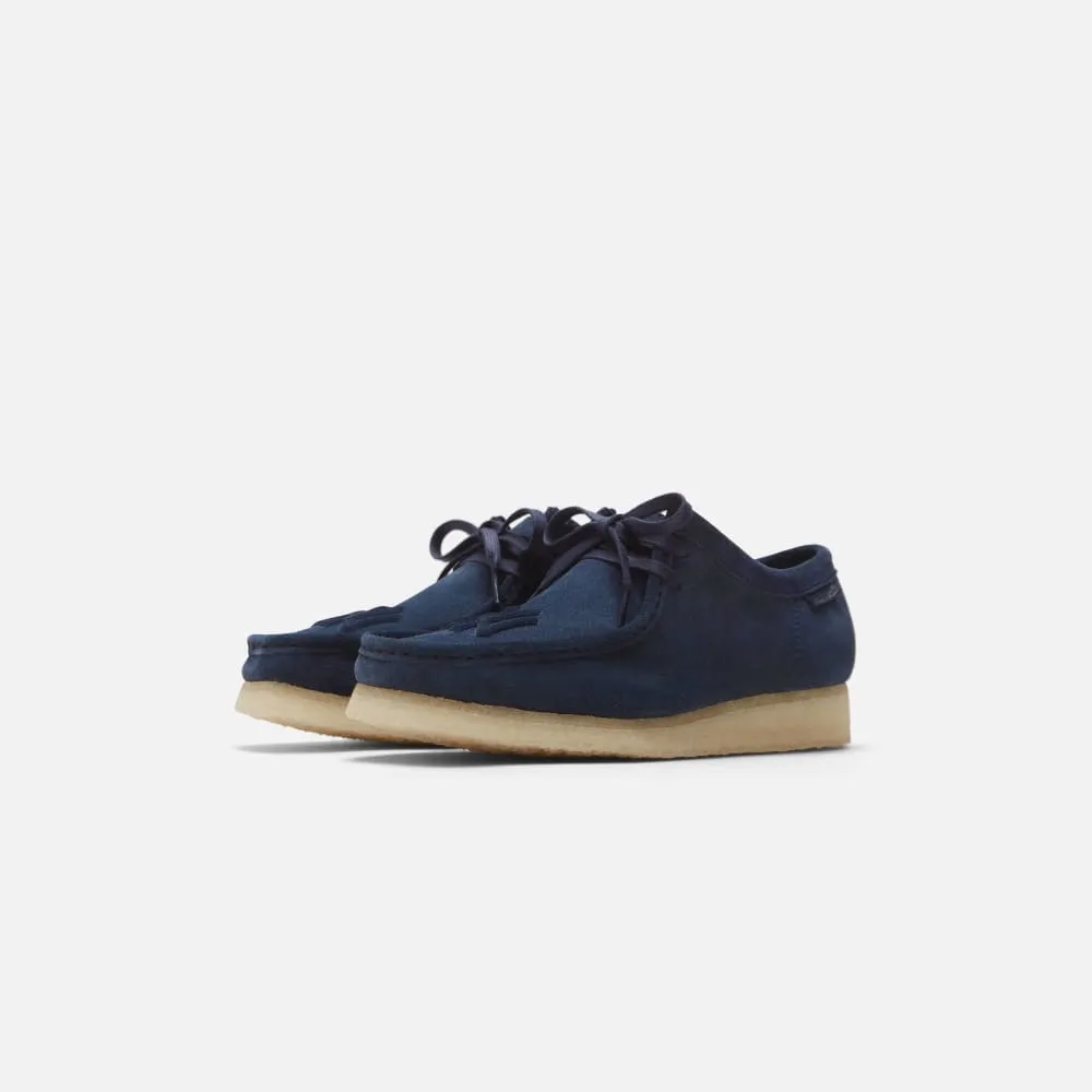 Clarks Originals x Kith x New York Yankees Wallabee Low Top Men's Navy Blue Suede 26166617