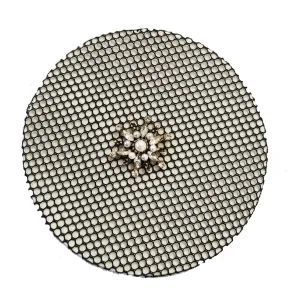 Hamag Hair Bun Net with Diamanté Floret