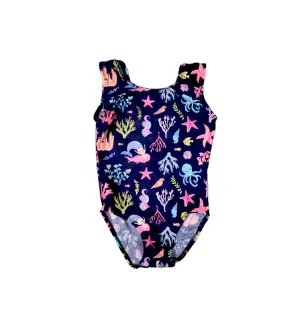 Leotard - Navy Mermaid