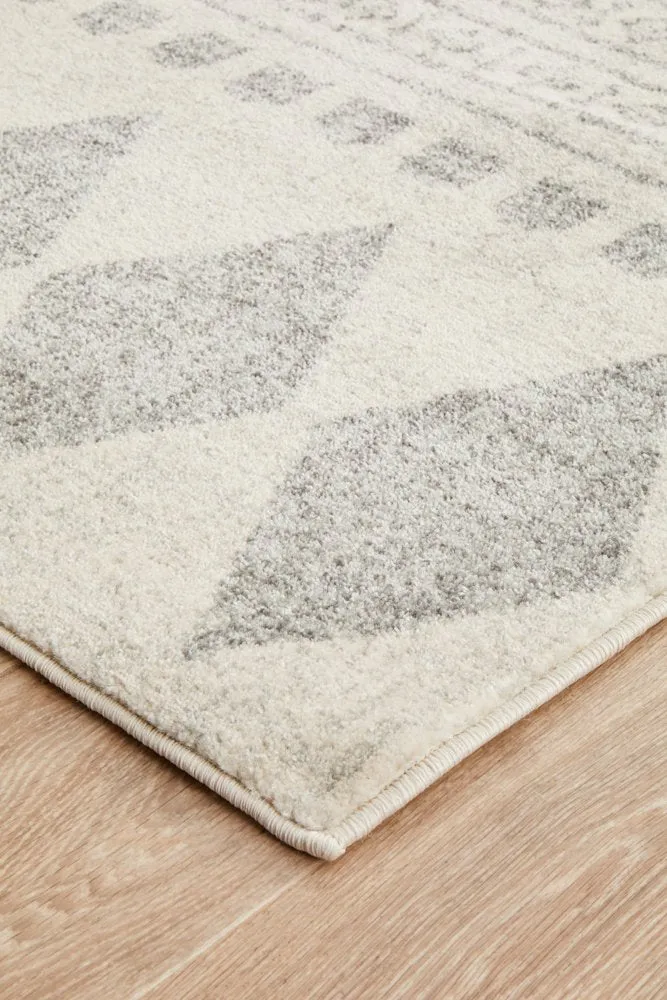Mirage 359 Runner Rug (Grey) by Rug Culture