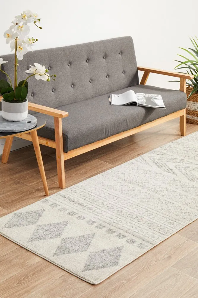 Mirage 359 Runner Rug (Grey) by Rug Culture
