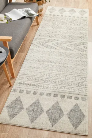 Mirage 359 Runner Rug (Grey) by Rug Culture