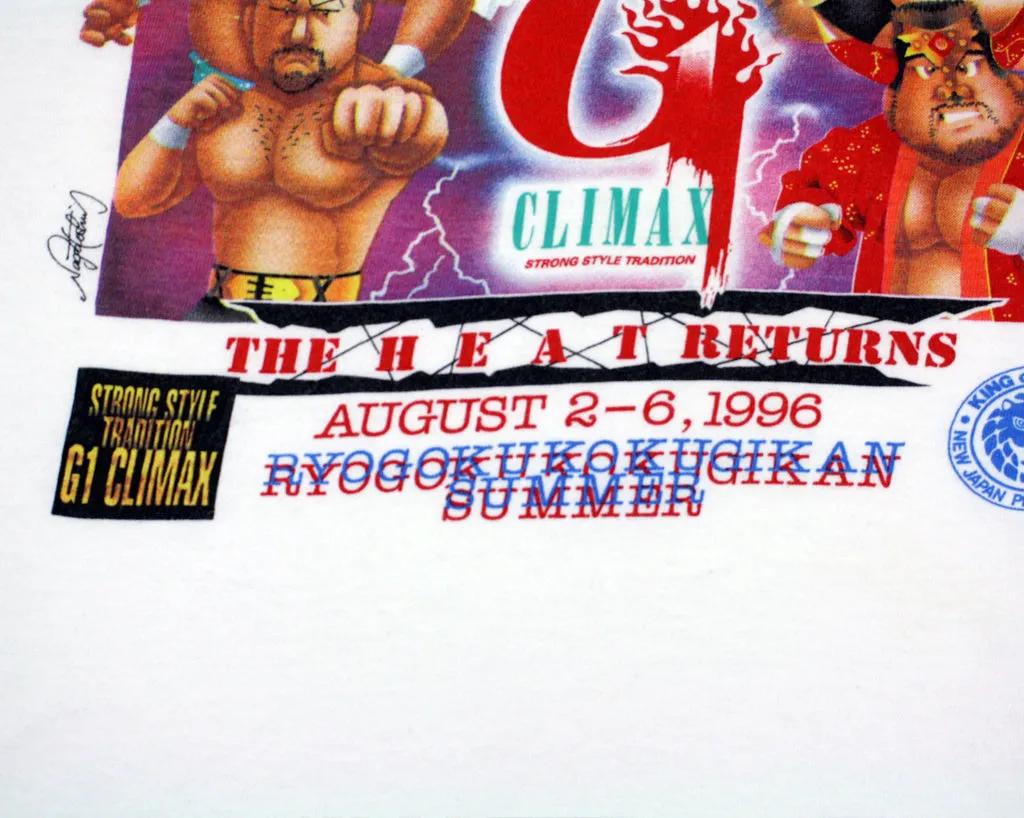 NJPW G1 CLIMAX 96 T-SHIRT LG