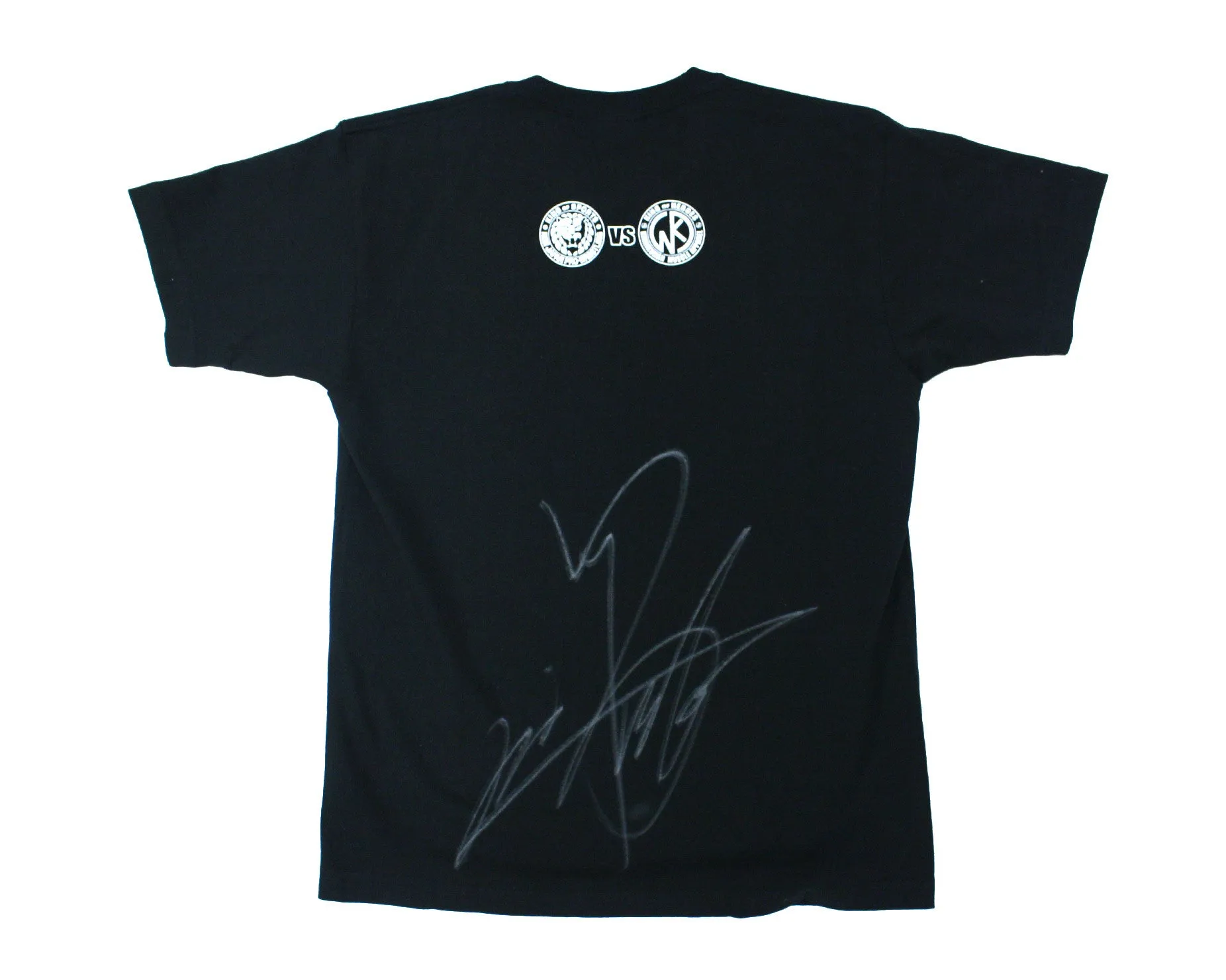 NJPW OKADA KINNIKUMAN SIGNED T-SHIRT M