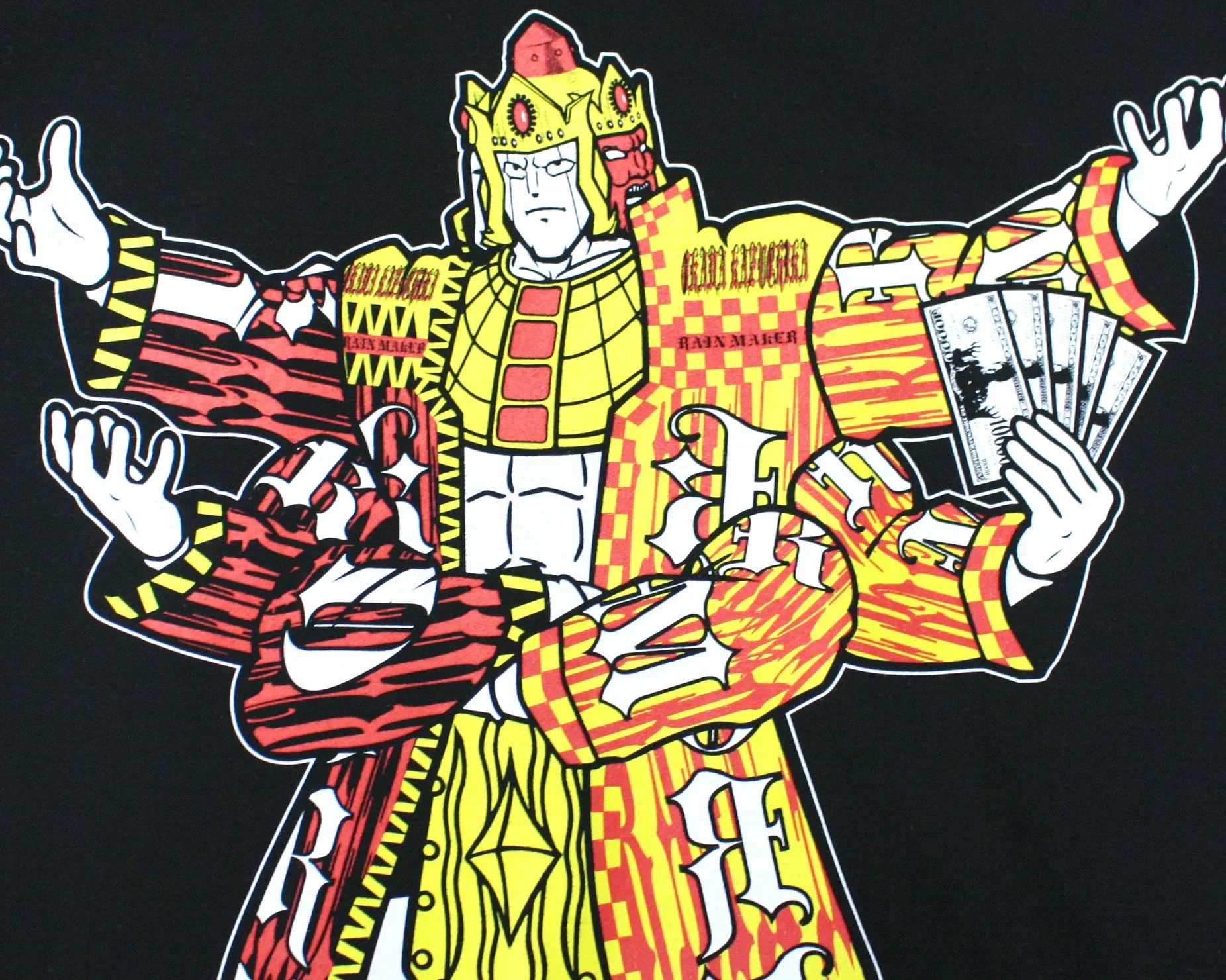 NJPW OKADA KINNIKUMAN SIGNED T-SHIRT M