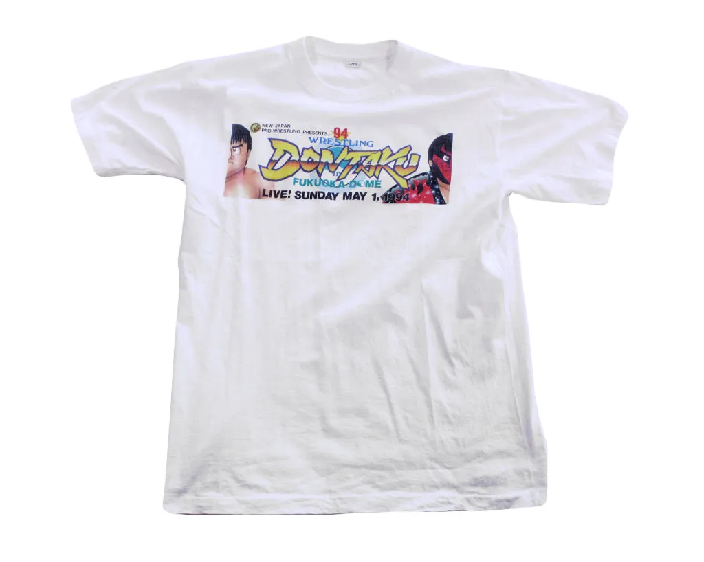 NJPW WRESTLING DONTAKU '94 T-SHIRT LG