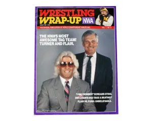 NWA WRAP UP MAGAZINE # 5 *MISSY HYATT FOLD-OUT POSTER*