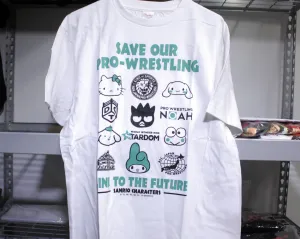 PRO WRESTLING NOAH SAVE OUR PRO WRESTLING T-SHIRT