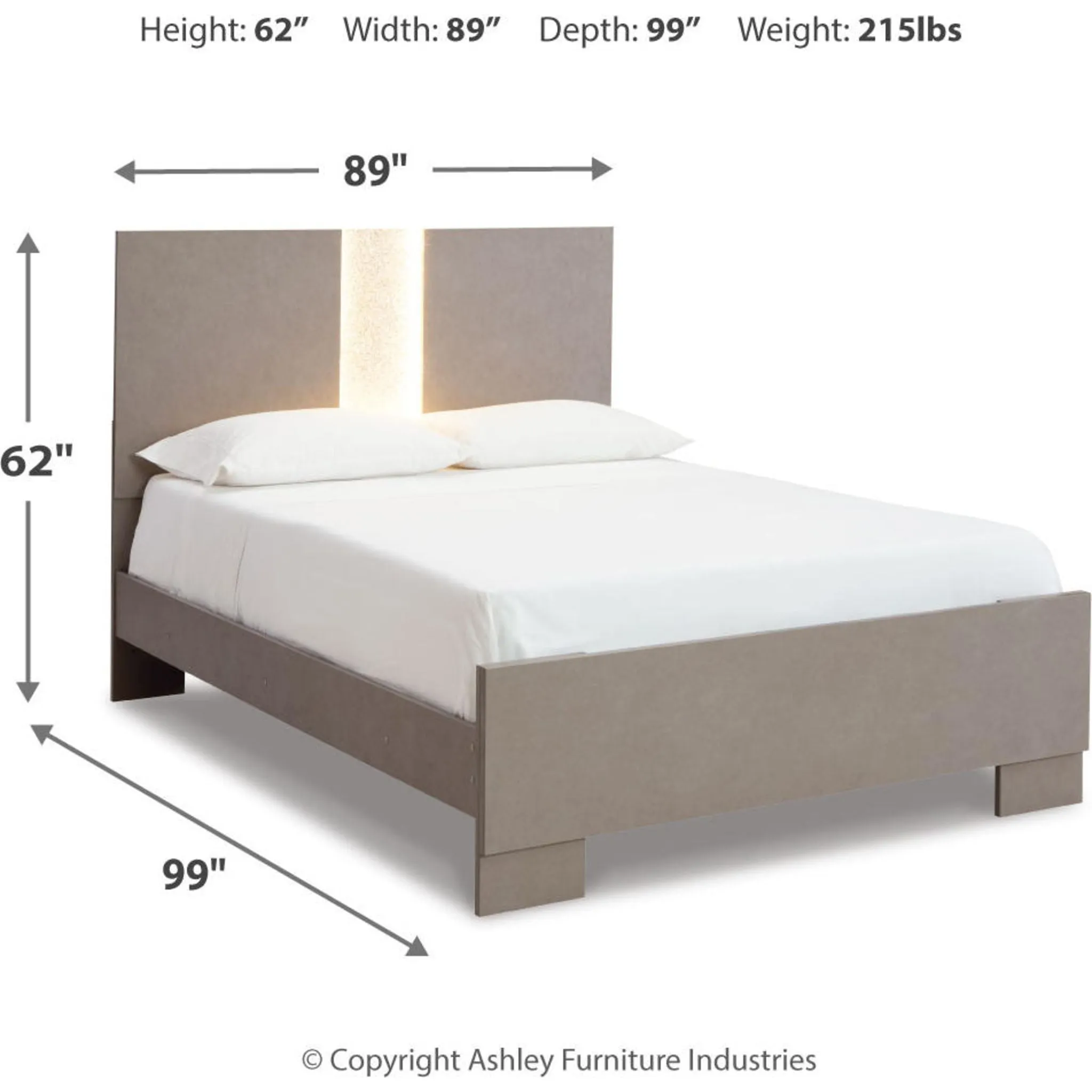 Surancha 5 Piece Panel Bedroom