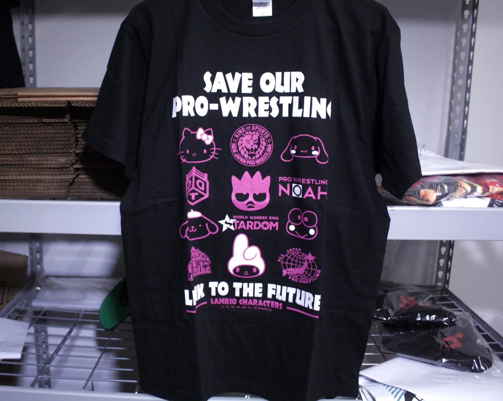 TOKYO JOSHI PRO SAVE OUR PRO WRESTLING T-SHIRT
