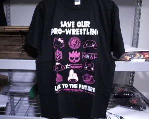 TOKYO JOSHI PRO SAVE OUR PRO WRESTLING T-SHIRT