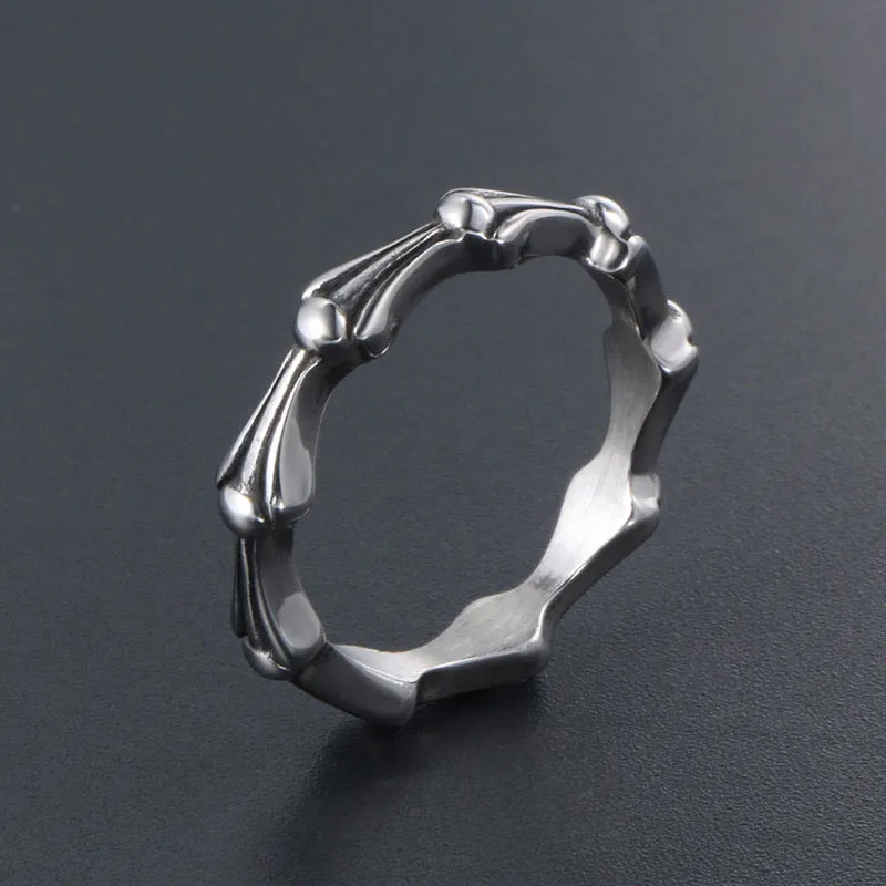 Trendy Titanium Steel Ring for Girls - Simple and Fresh Fashion Tail Ring from Japan and South Korea