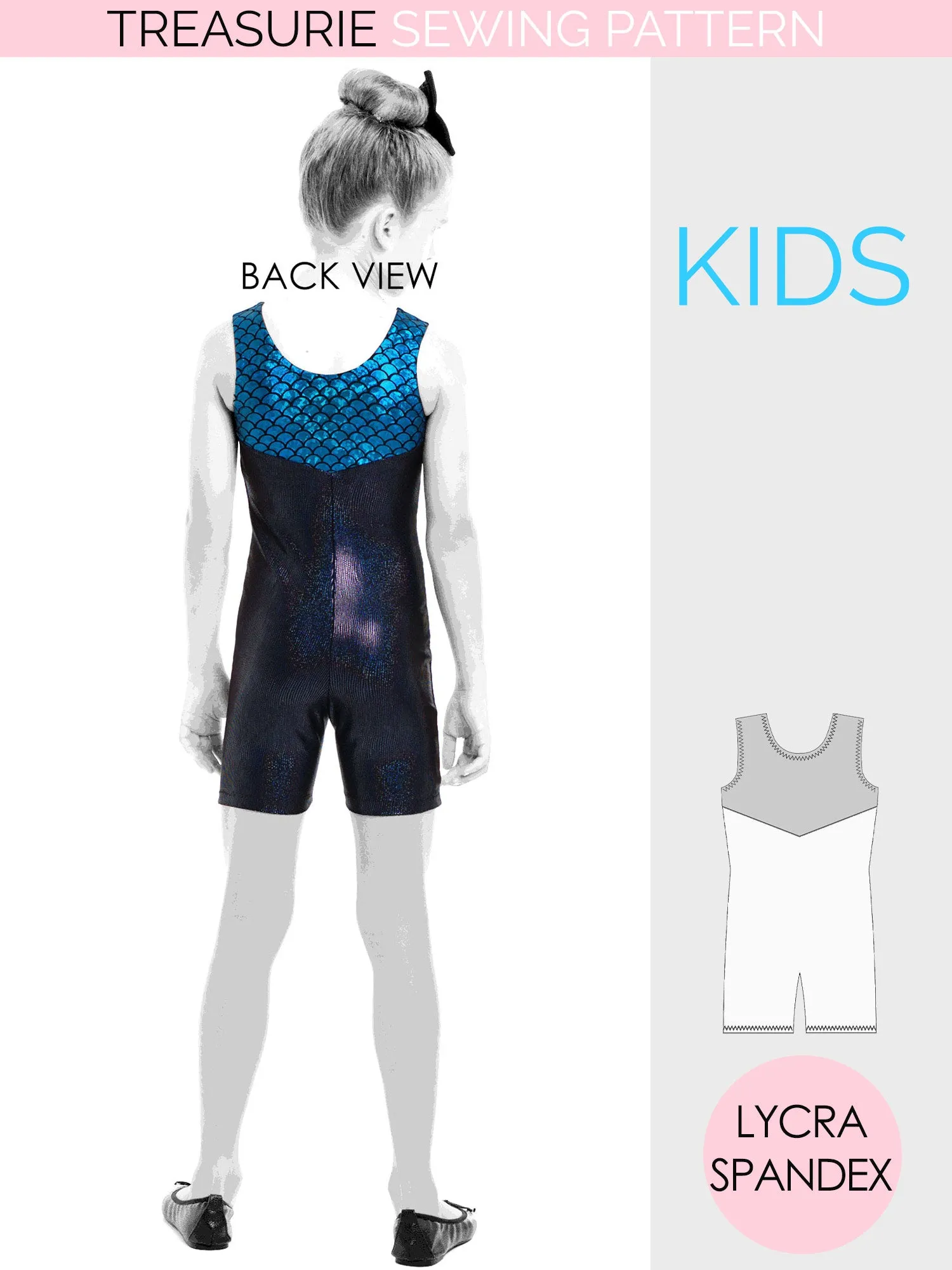 Unitard Patterns - Girls UNITARD#2 (LU02)