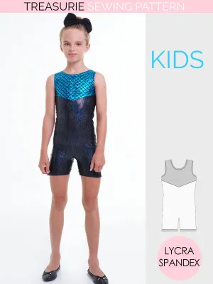 Unitard Patterns - Girls UNITARD#2 (LU02)